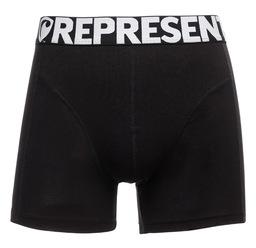 Pánské boxerky SPORT - Pánské boxerky s vytkávanou gumou REPRESENT SPORT BLACK - R7M-BOX-0404S - S