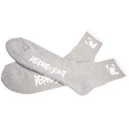 Ponožky dlouhé - Dlouhé ponožky REPRESENT LONG New Squarez - R7A-SOC-030337 - S