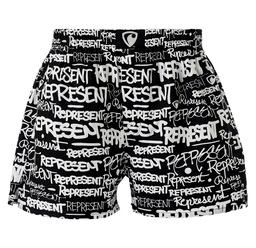 Pánské trenky všitá guma EXCLUSIVE ALI - Pánské trenky s všitou gumou REPRESENT EXCLUSIVE ALI COMPANY - R2M-BOX-0637S - S