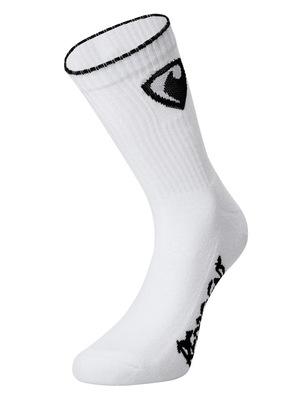Ponožky dlouhé - Dlouhé ponožky REPRESENT LONG WHITE - R8A-SOC-030237 - S