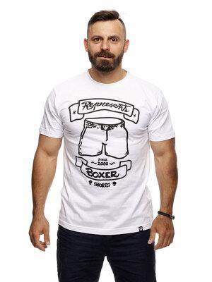 Pánská trička - Pánské tričko s krátkým rukávem REPRESENT GENTLEMAN´S STYLE - R7M-TSS-1702S - S