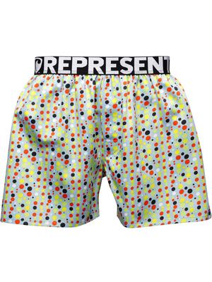 Pánské trenky s vytkávanou gumou EXCLUSIVE MIKE - Pánské trenky s vytkávanou gumou REPRESENT EXCLUSIVE MIKE COLORBLIND - R9M-BOX-0704S - S